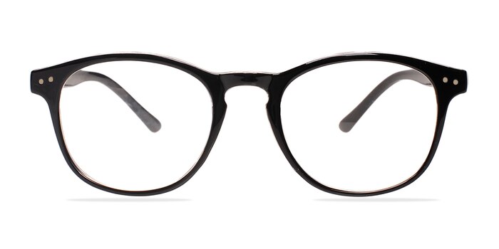 Instant Crush Clear/Black Plastic Eyeglass Frames from EyeBuyDirect
