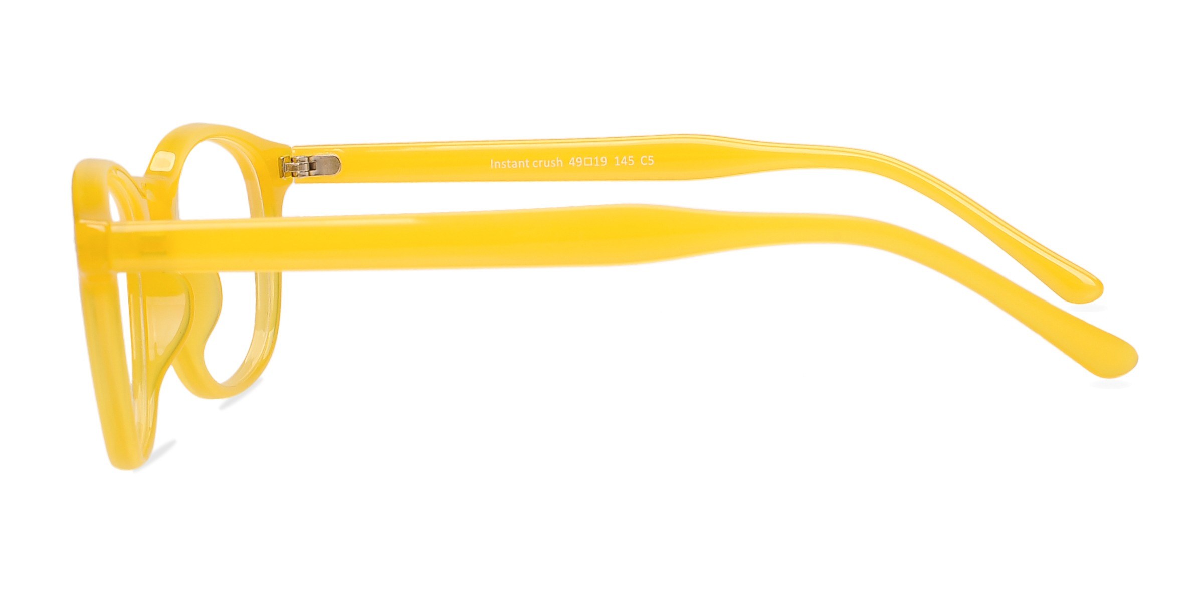 Instant Crush Round Yellow Full Rim Eyeglasses Eyebuydirect