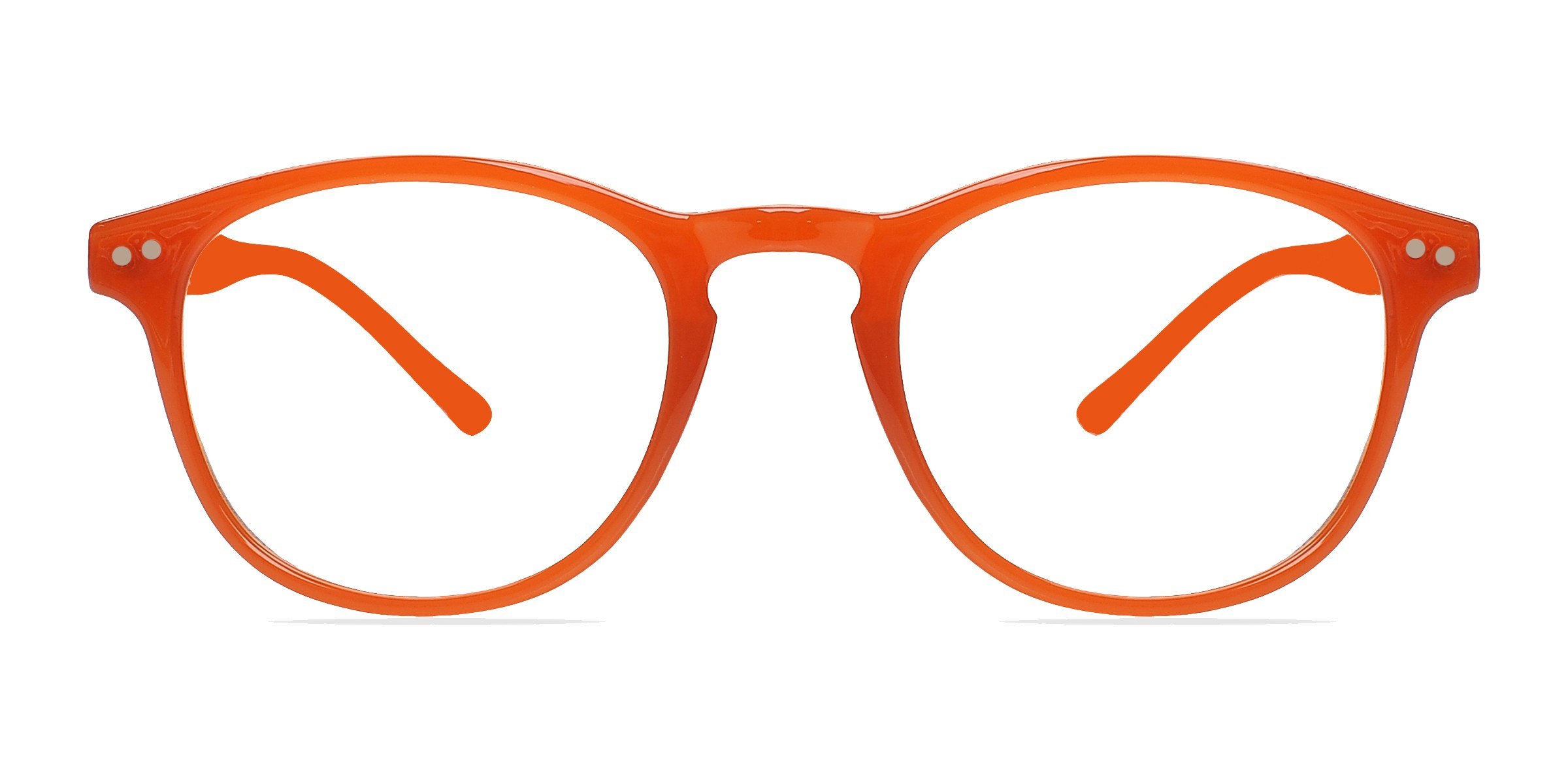 Instant Crush Round Orange Full Rim Eyeglasses Eyebuydirect 