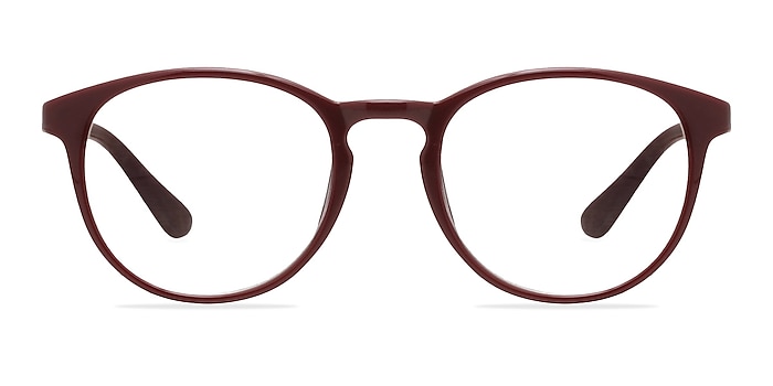Muse Dark Red Plastique Montures de lunettes de vue d'EyeBuyDirect