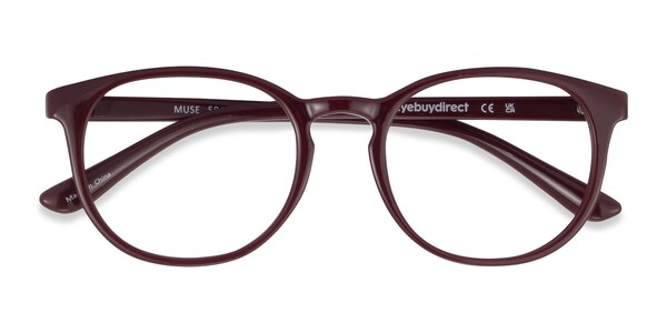 Muse prescription eyeglasses (Dark Red)