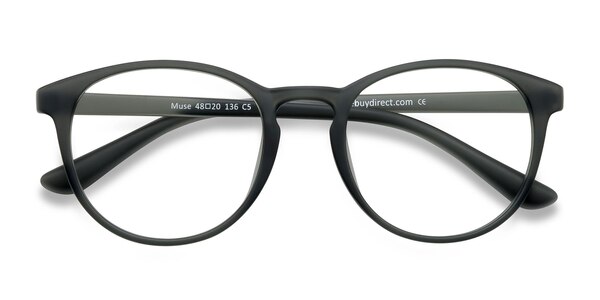 Muse prescription eyeglasses (Matte Gray)