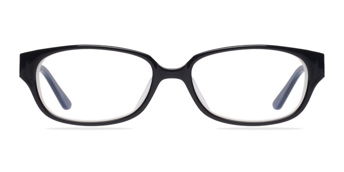 Rogers Noir Acétate Montures de lunettes de vue d'EyeBuyDirect