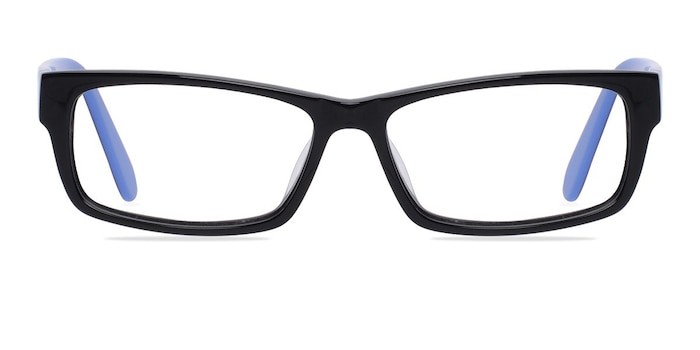 March Black Acetate Eyeglass Frames from EyeBuyDirect