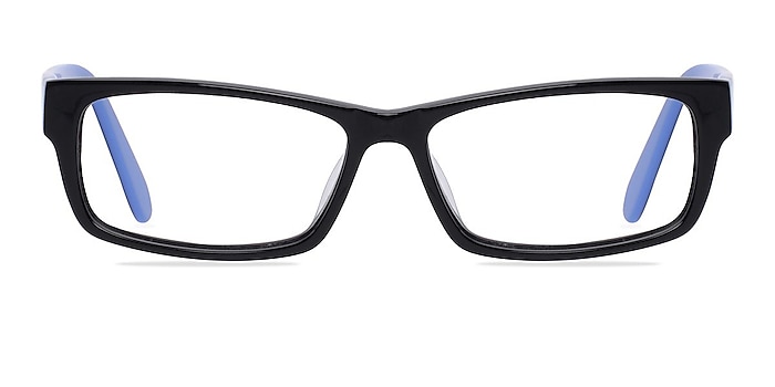 March Black Acetate Eyeglass Frames from EyeBuyDirect