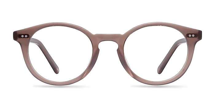 Fade Translucent Smoked Taupe Acétate Montures de lunettes de vue d'EyeBuyDirect