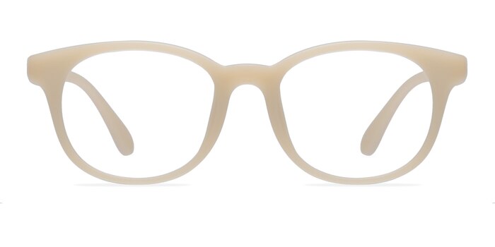 Norah Matte Beige Plastique Montures de lunettes de vue d'EyeBuyDirect