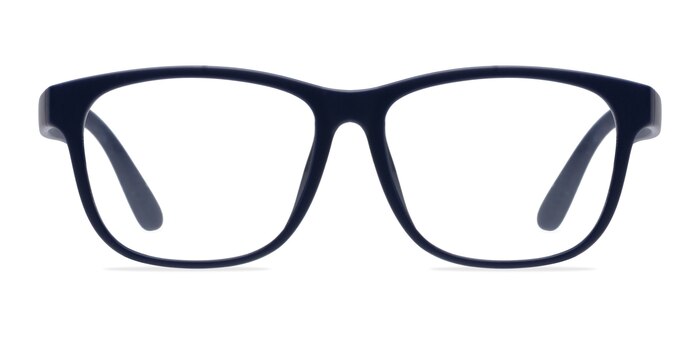 Milo Matte Navy Plastic Eyeglass Frames from EyeBuyDirect