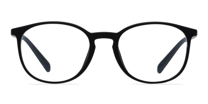 Dinah Matte Black Plastique Montures de lunettes de vue d'EyeBuyDirect