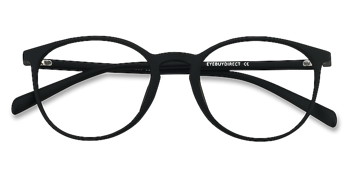 Matte Black Dinah -  Lightweight Plastic Eyeglasses