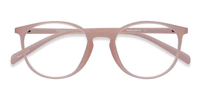 Matte Pink Dinah -  Classique Plastique Lunettes de vue
