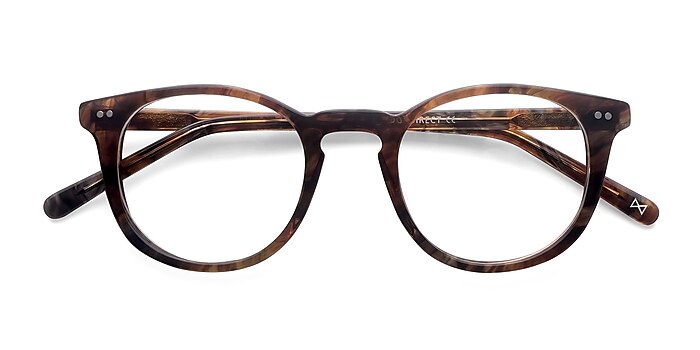 Marbled Havana Aurora -  Designer Acetate Eyeglasses