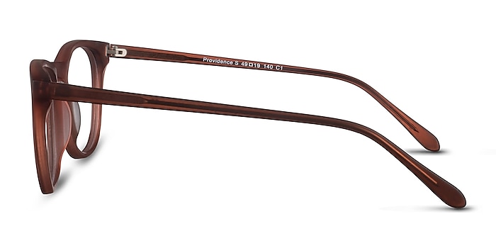 Providence Matte Brown Acétate Montures de lunettes de vue d'EyeBuyDirect