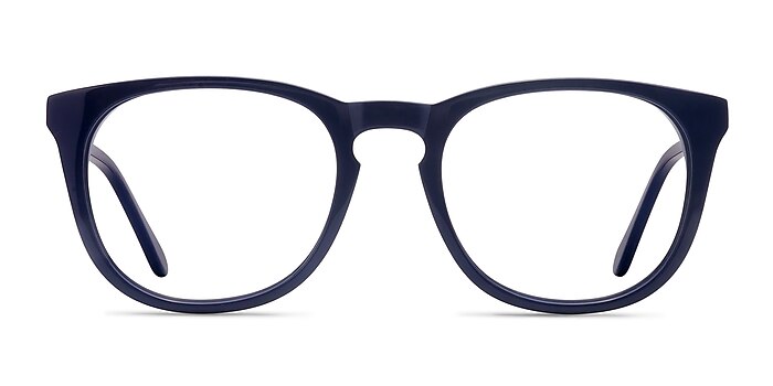 Providence Navy Acetate Eyeglass Frames from EyeBuyDirect