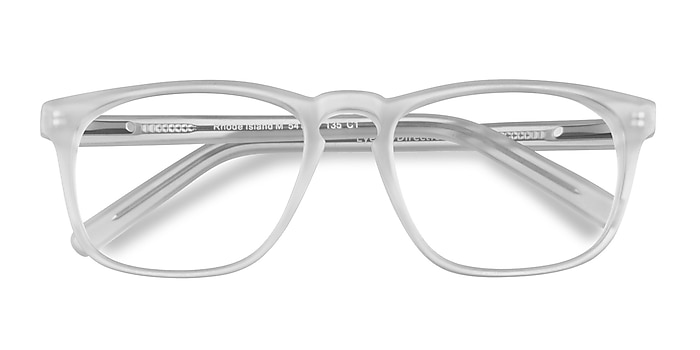 Matte Clear Rhode Island -  Geek Acetate Eyeglasses