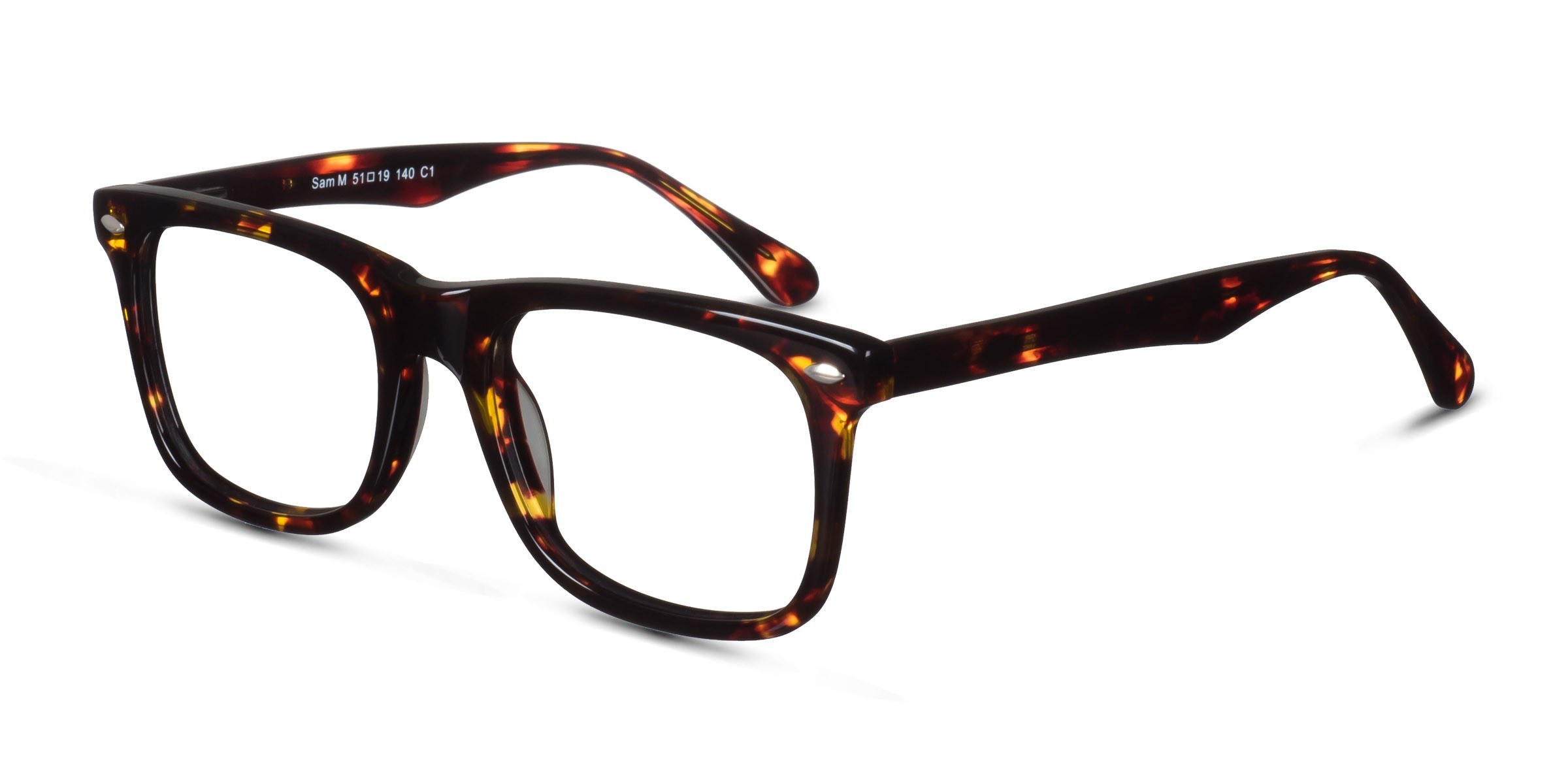 Sam Square Tortoise Full Rim Eyeglasses Eyebuydirect