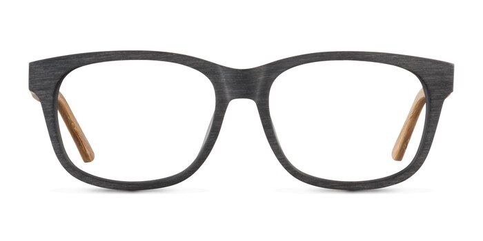 White Pine Black Acetate Eyeglass Frames from EyeBuyDirect