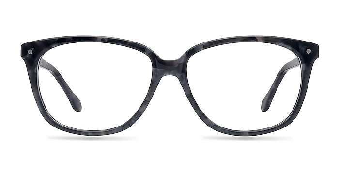 Escapee Gray Floral Acétate Montures de lunettes de vue d'EyeBuyDirect