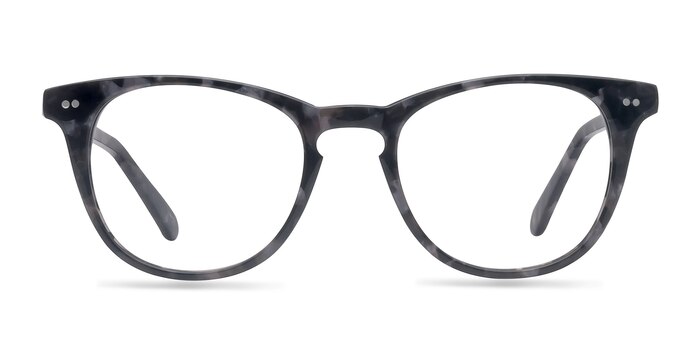 Flume Gray Floral Acetate Eyeglass Frames from EyeBuyDirect