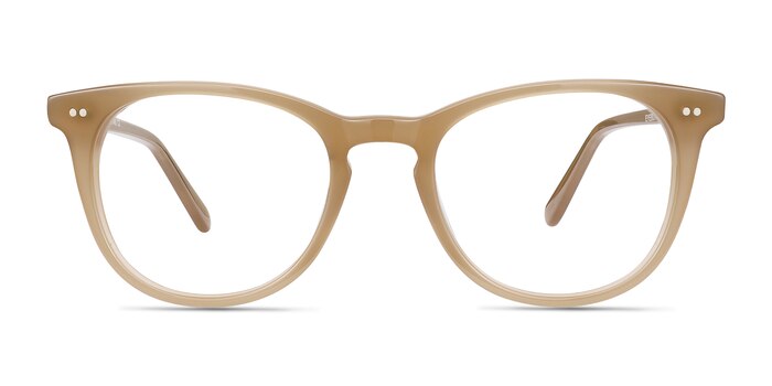 Flume Taupe Acétate Montures de lunettes de vue d'EyeBuyDirect