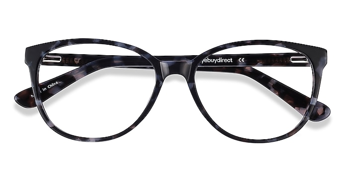 Gray Floral Hepburn -  Fashion Acetate Eyeglasses