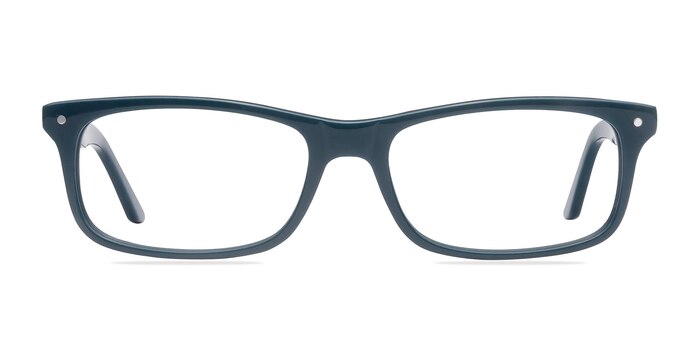 Mandi Teal Acetate Eyeglass Frames from EyeBuyDirect