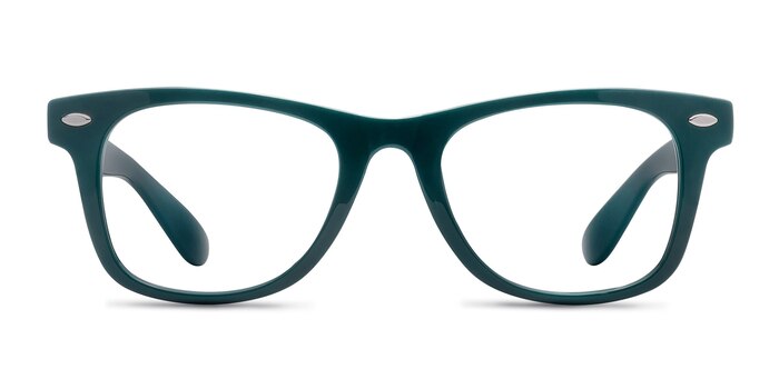 Atlee Green Plastic Eyeglass Frames from EyeBuyDirect