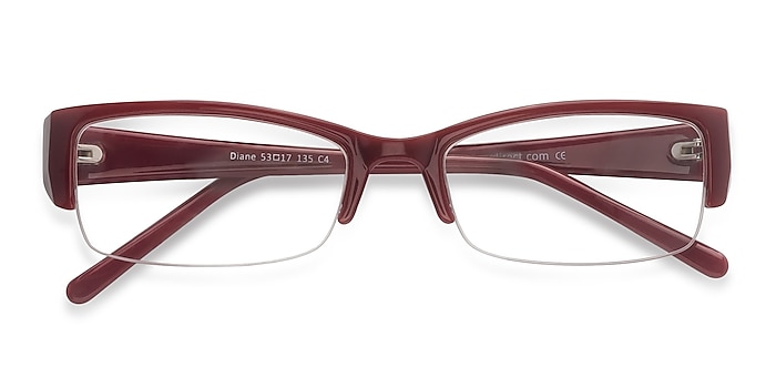 Red  Diane -  Vintage Plastic Eyeglasses