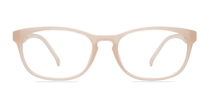 Drums Frosted White Plastique Montures de lunettes de vue d'EyeBuyDirect