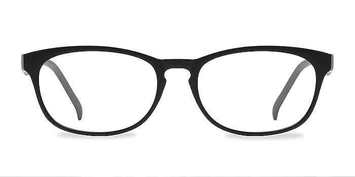 Drums Matte Black Plastique Montures de lunettes de vue d'EyeBuyDirect