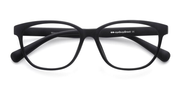 Moody prescription eyeglasses (Matte Black)