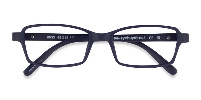 Matte Navy Ricki -  Lightweight Plastic Eyeglasses