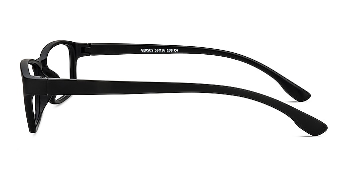 Versus Matte Black Plastique Montures de lunettes de vue d'EyeBuyDirect