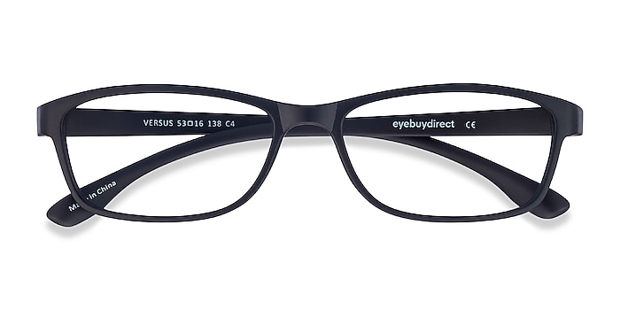 Matte Black Versus -  Classic Plastic Eyeglasses