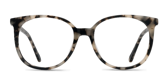 Bardot Écaille ivoire Acétate Montures de lunettes de vue d'EyeBuyDirect