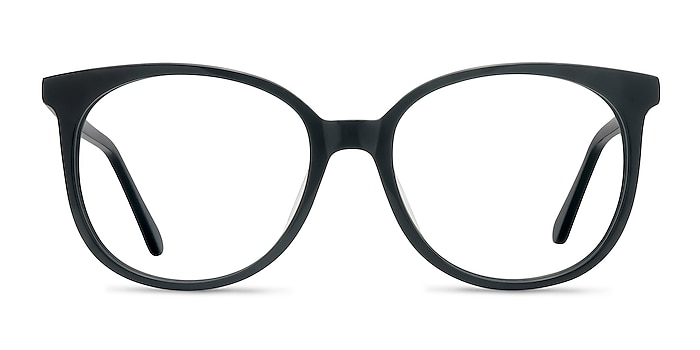 Bardot Noir Acétate Montures de lunettes de vue d'EyeBuyDirect