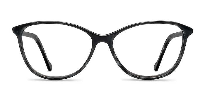 Charlize Gray Acetate Eyeglass Frames from EyeBuyDirect