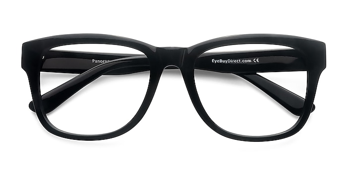 Black Panoram -  Fashion Acetate Eyeglasses