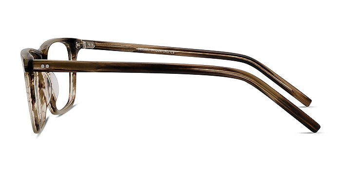 Default Striped Acetate Eyeglass Frames from EyeBuyDirect