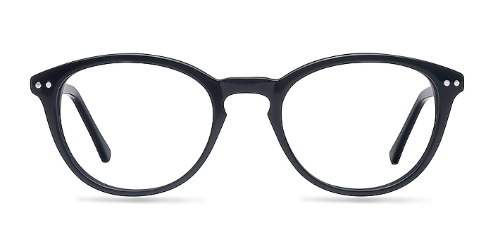 Runaway Black Acetate Eyeglass Frames from EyeBuyDirect