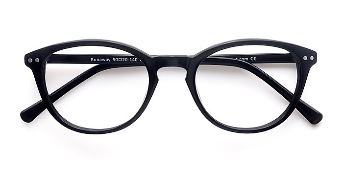 Black Runaway -  Fashion Acetate Eyeglasses