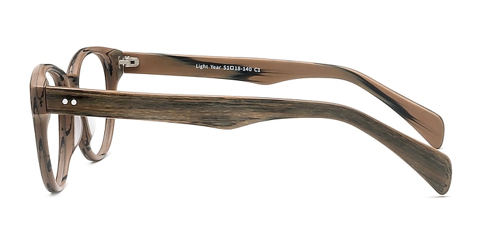 Light Year Brown Wood-texture Eyeglass Frames from EyeBuyDirect