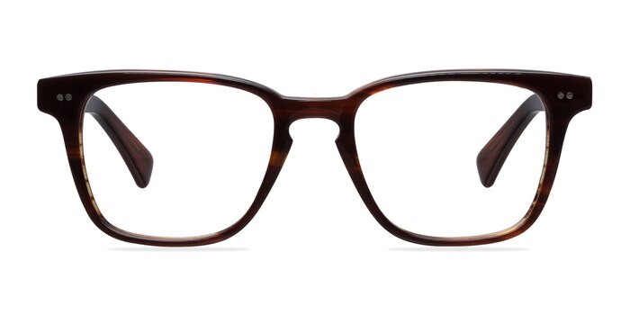 Samson Brown Acetate Eyeglass Frames from EyeBuyDirect