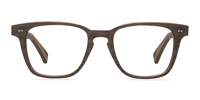 Samson  Brown Striped  Acetate Eyeglass Frames from EyeBuyDirect