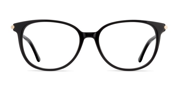 Jasmine Noir Acétate Montures de lunettes de vue d'EyeBuyDirect