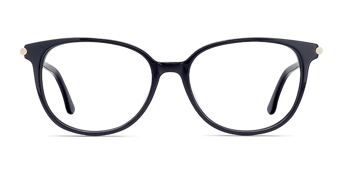 Jasmine Bleu marine  Acétate Montures de lunettes de vue d'EyeBuyDirect