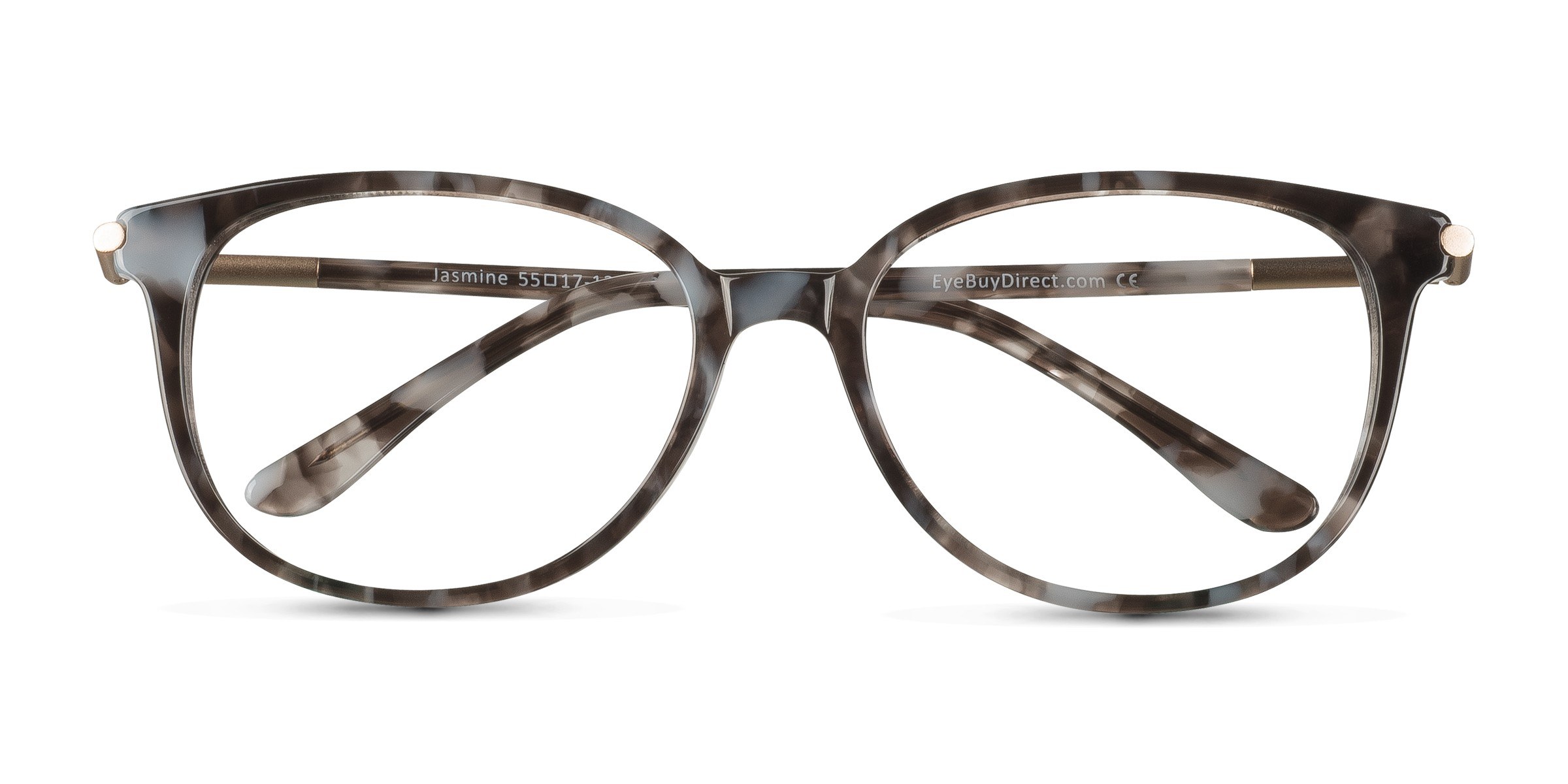 Jasmine Cat Eye Blue Floral Glasses for Women | Eyebuydirect