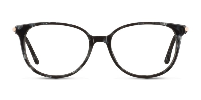 Jasmine Gray Floral Acétate Montures de lunettes de vue d'EyeBuyDirect