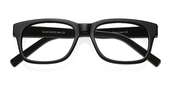 Lynch Square Matte Black Full Rim Eyeglasses | Eyebuydirect