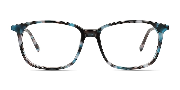 The Bay Blue Floral Acétate Montures de lunettes de vue d'EyeBuyDirect